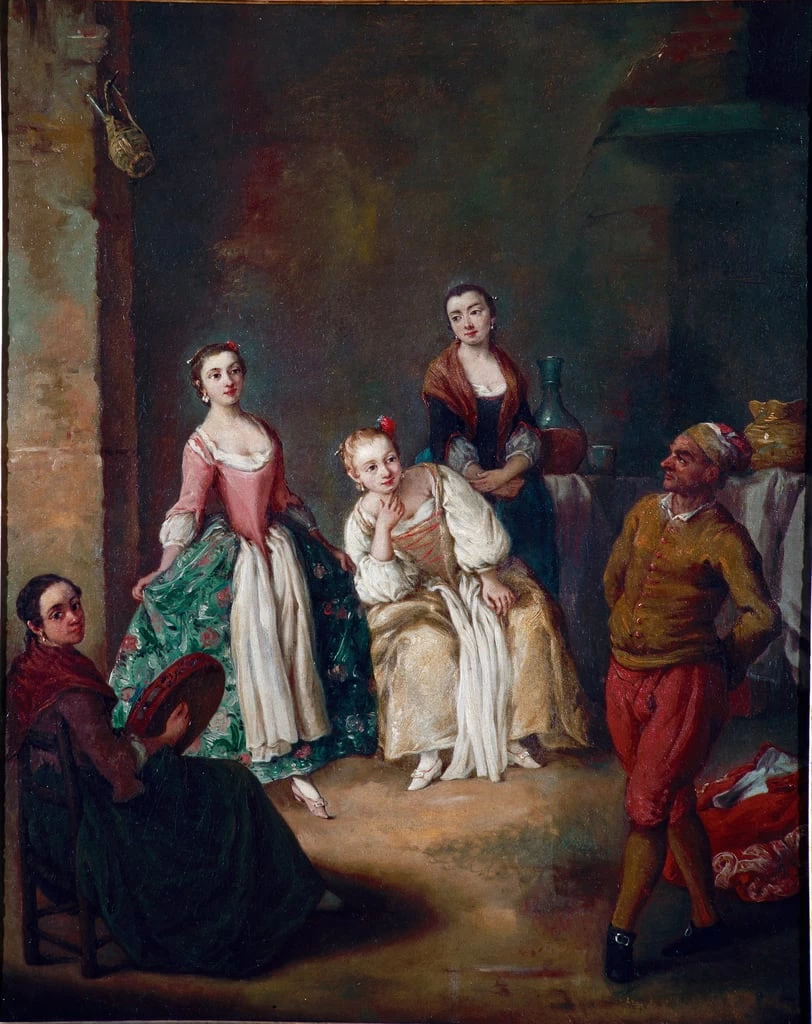La furlana, danza popolare veneta - Ca' Rezzonico, Museo del Settecento, Venezia